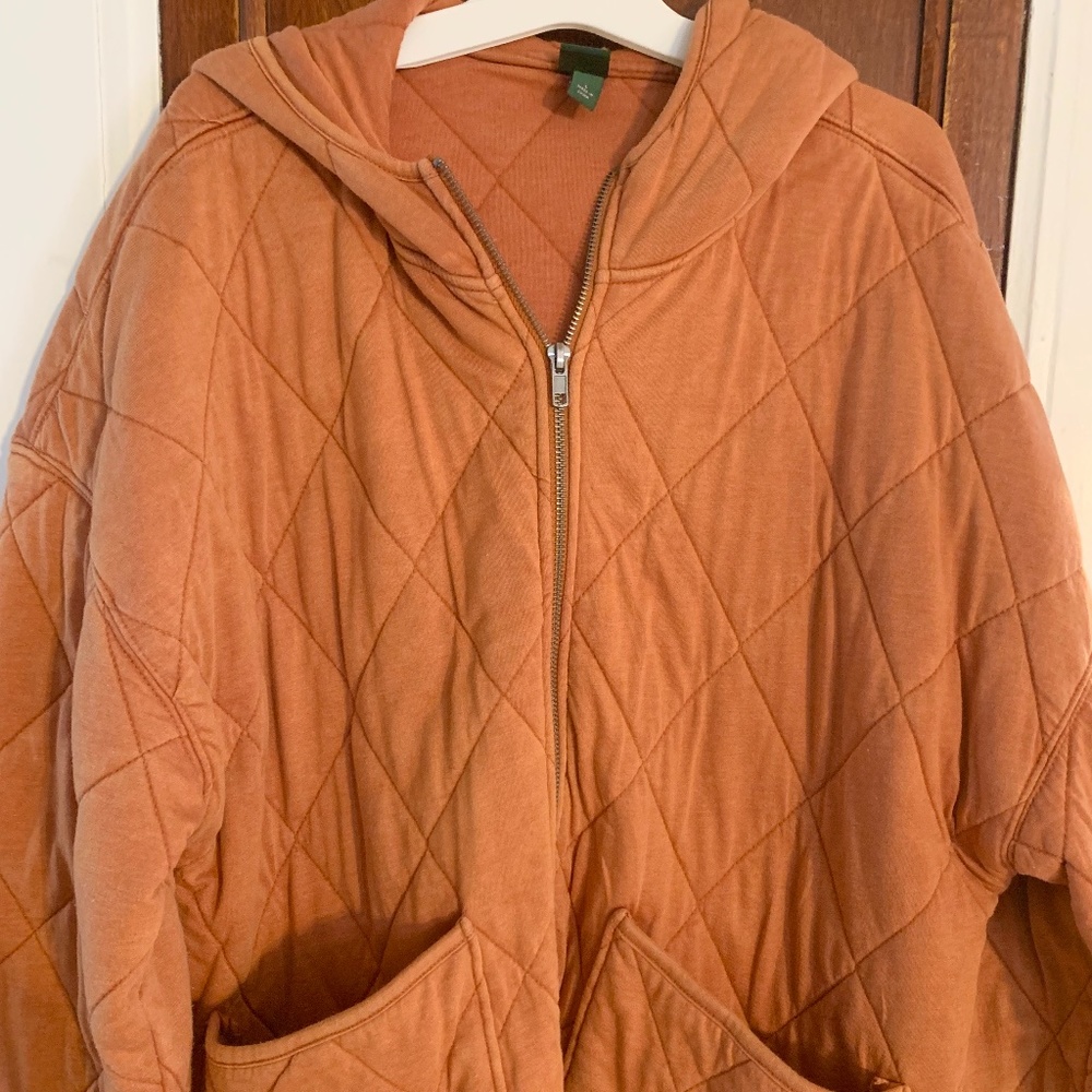 Oversize quilted jacket